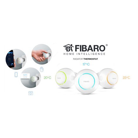 Fibaro | Radiator Thermostat Head | Z-Wave | White - 3
